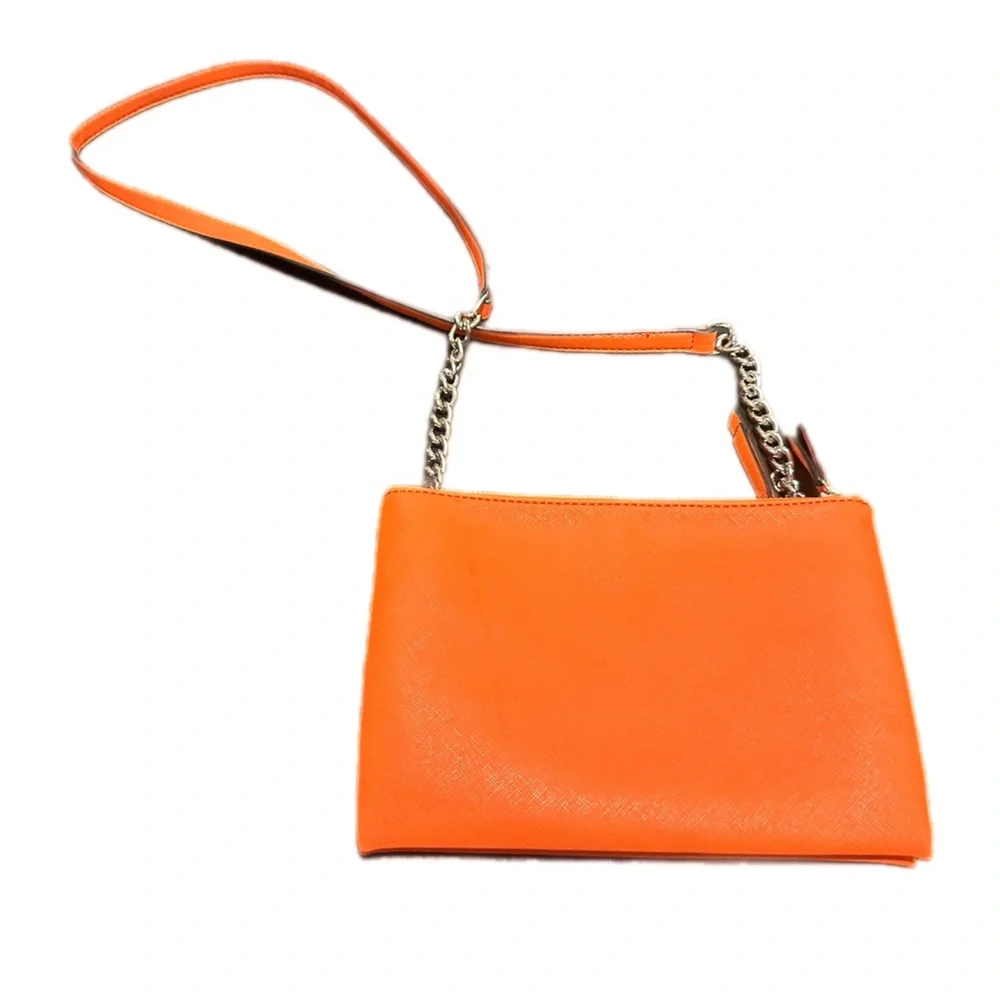 GUESS Womens Kalei Orange‎ Crossbody Bag